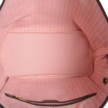 Louis Vuitton Damier Ebene Neo Neverfull MM Rose Ballerine 5 of 8