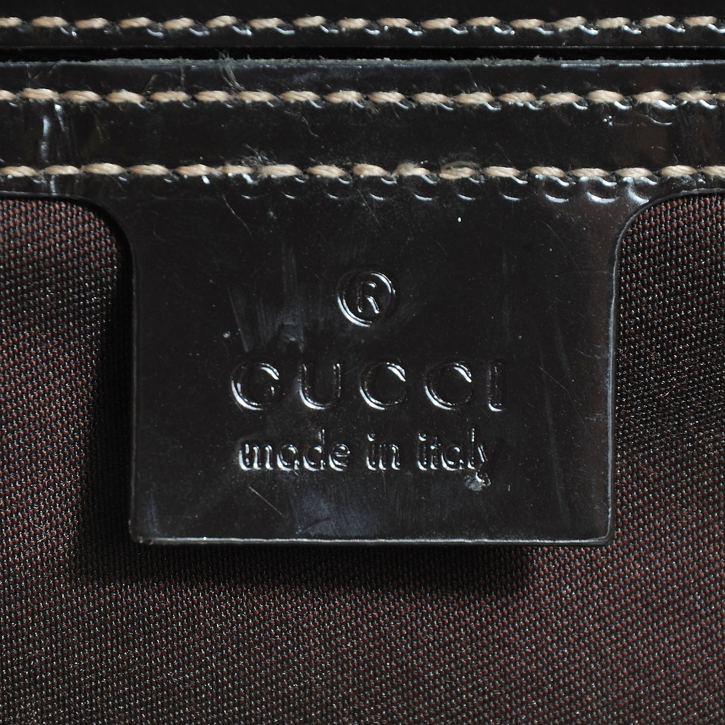 GG Plus Monogram Medium Joy Boston Brown