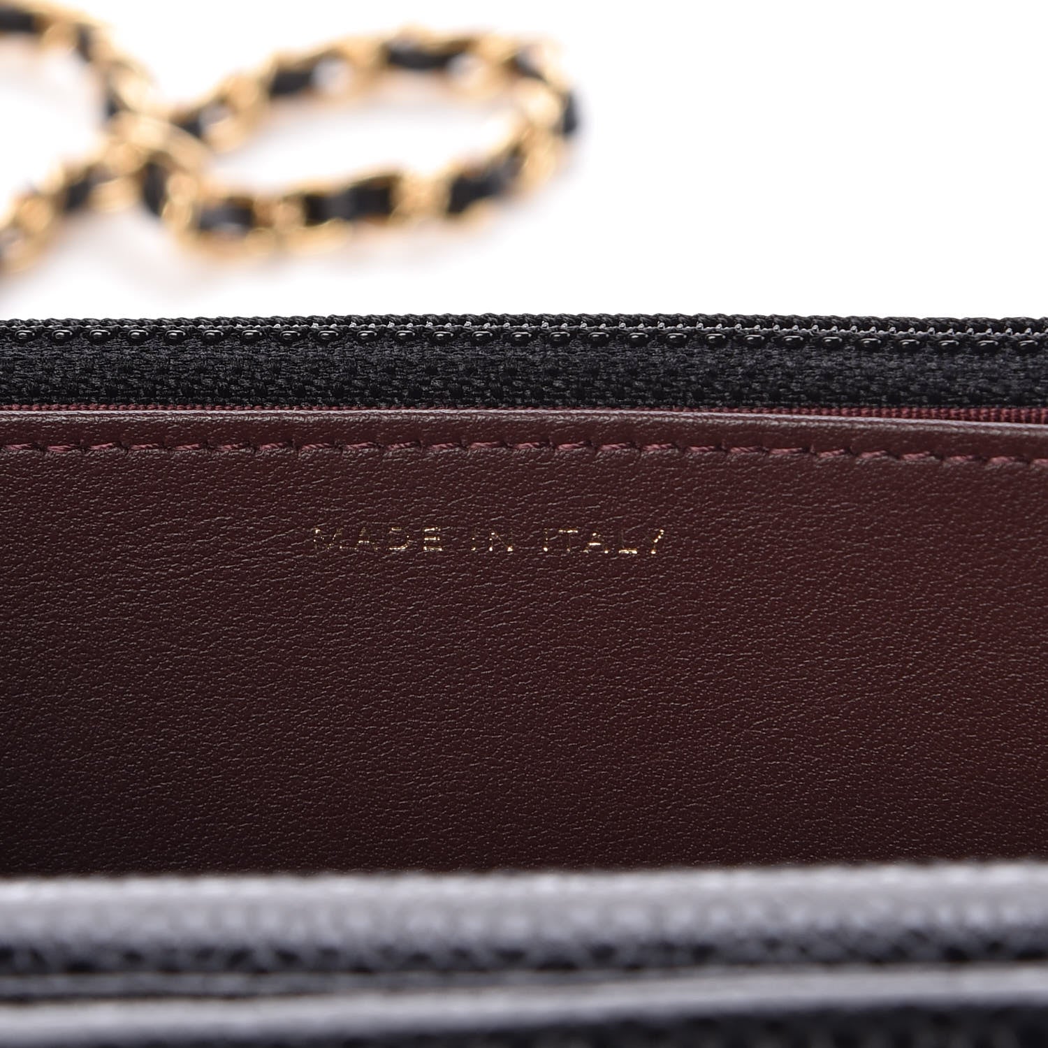 Chanel Caviar Quilted Wallet On Chain WOC Black 7 of 11