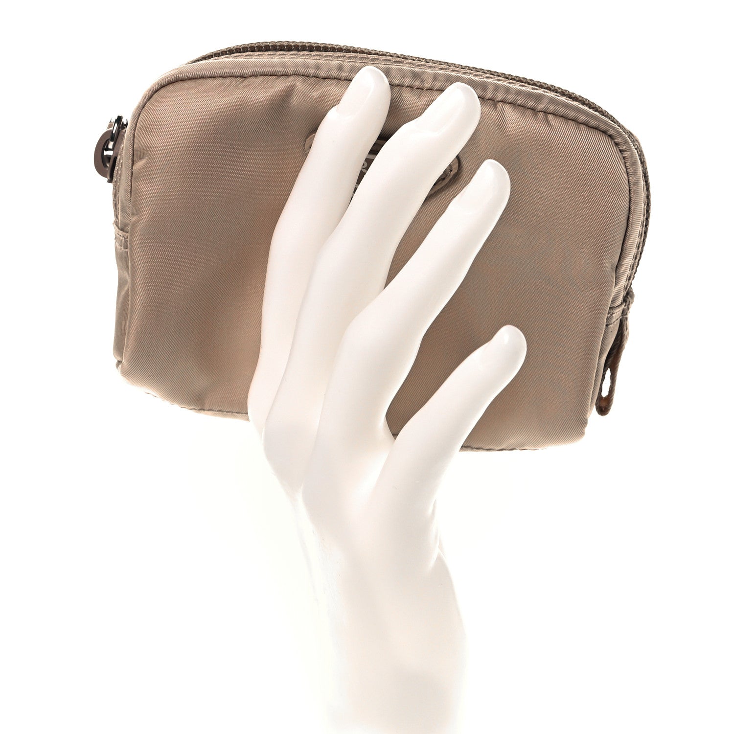 Prada Tessuto Nylon Vela Cosmetic Pouch Cammeo 2 of 8