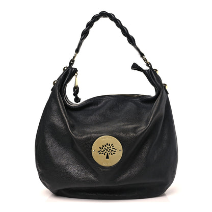 Mulberry Soft Spongy Calfskin Large Daria Hobo Black 1 of 10