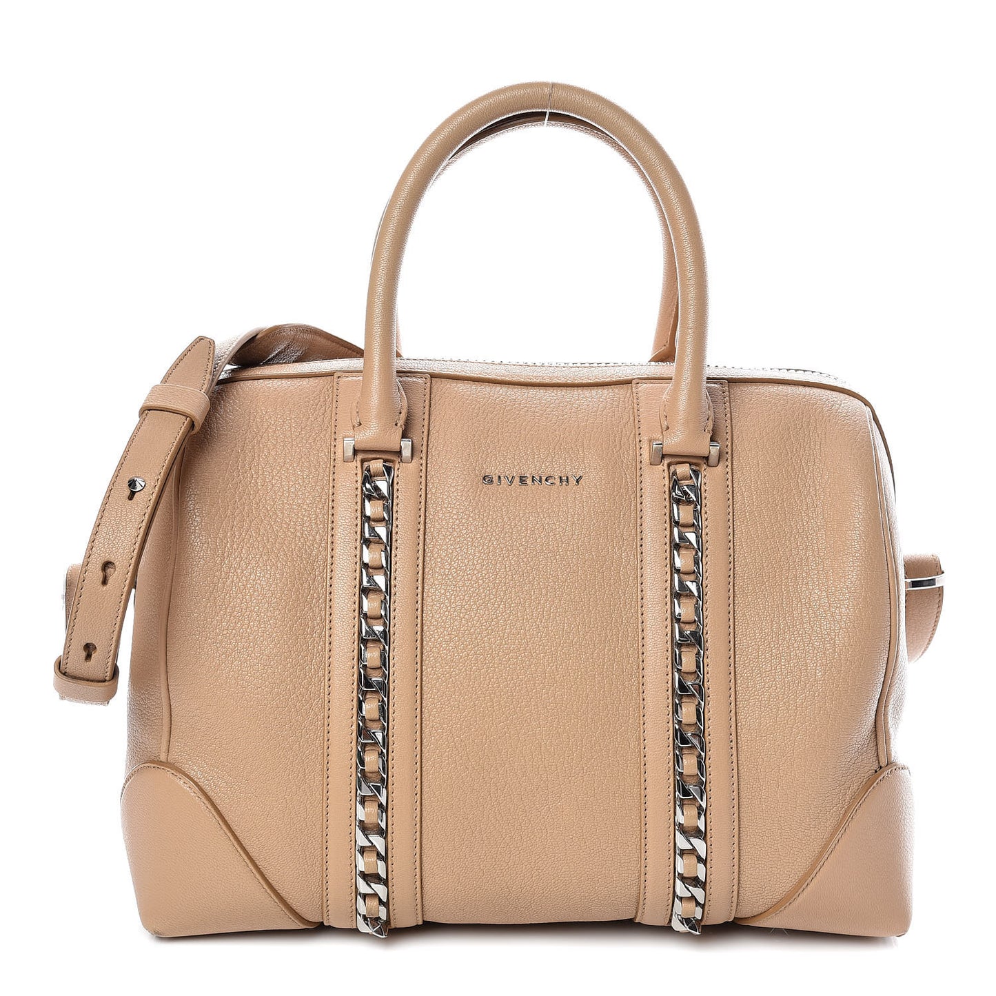 Sugar Goatskin Medium Chain Animation Lucrezia Beige
