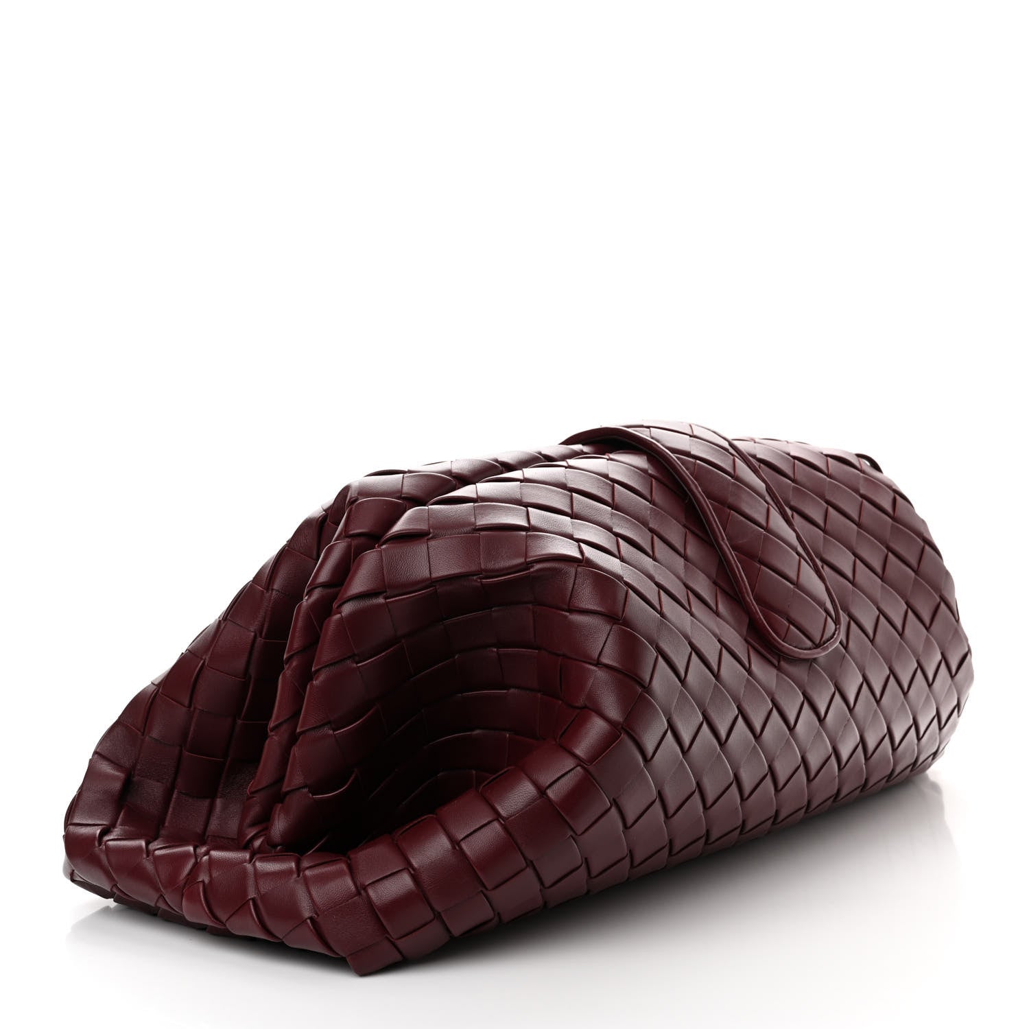Bottega Veneta Nappa Intrecciato Maxi The Lauren 1980 Clutch Barolo 2 of 10
