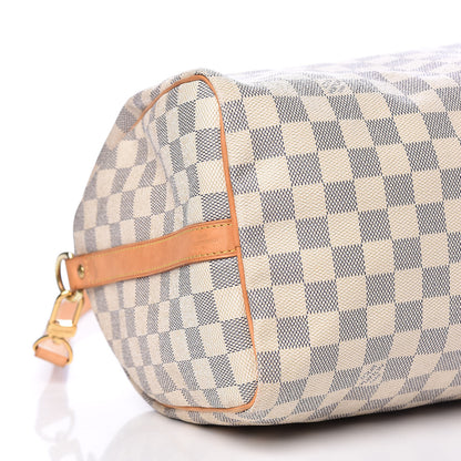 Louis Vuitton Damier Azur Speedy Bandouliere 30 9 of 17