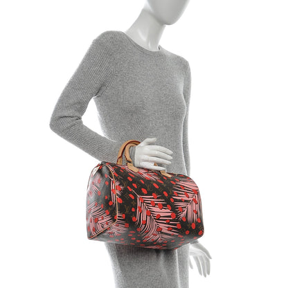 Louis Vuitton Monogram Jungle Dots Speedy 30 Sugar Pink Poppy 2 of 7