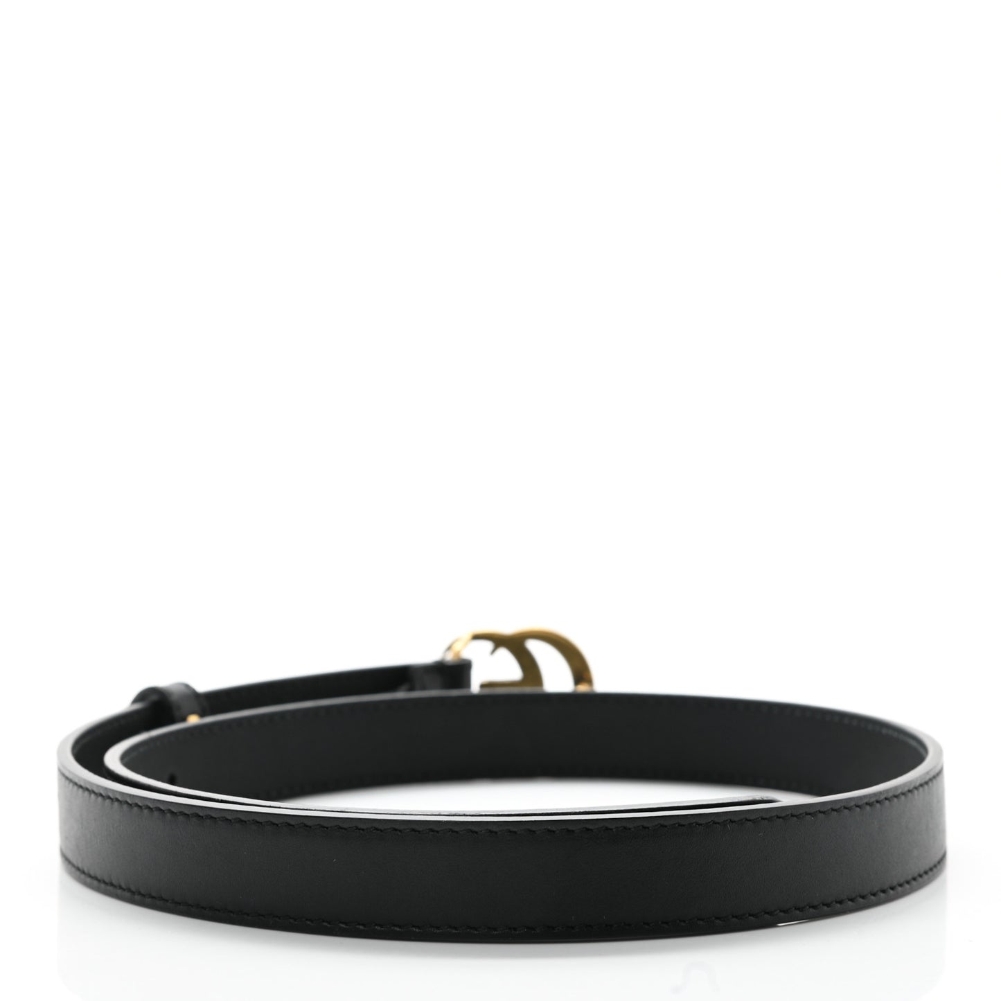 Calfskin Double G 20mm Belt 70 28 Black