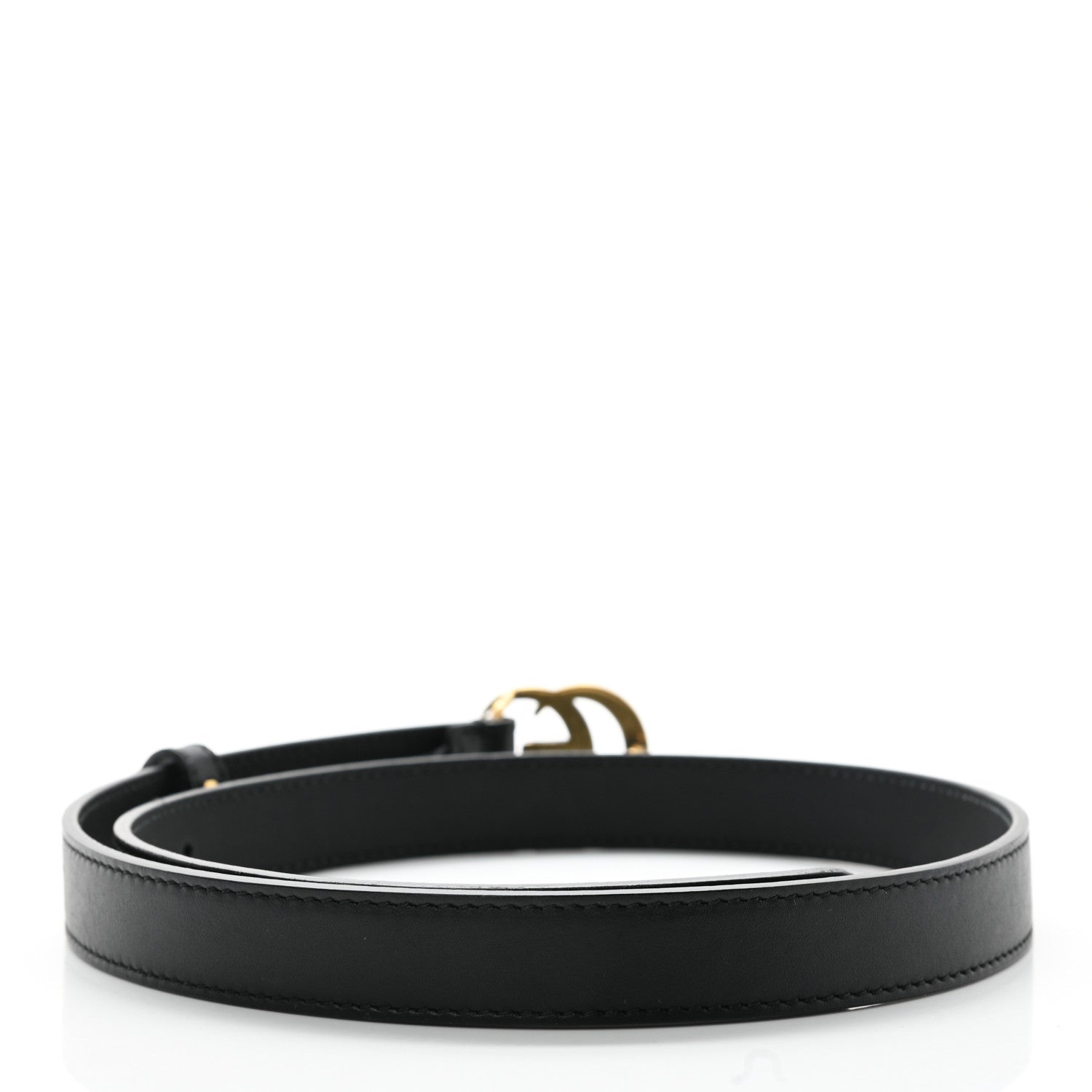Gucci Calfskin Double G 20mm Belt 70 28 Black 2 of 5