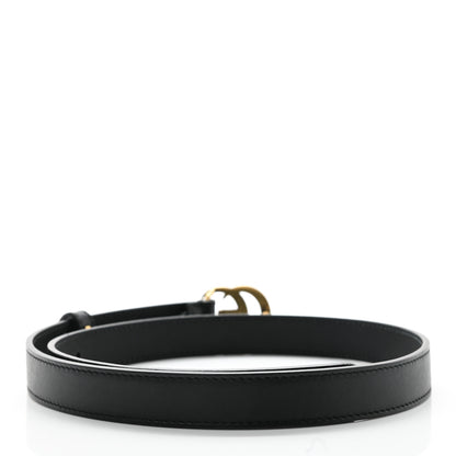 Gucci Calfskin Double G 20mm Belt 70 28 Black 2 of 5