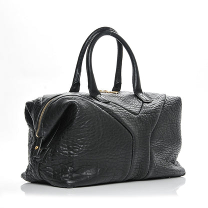 Saint Laurent Pebbled Lambskin Easy Sac Black 3 of 7