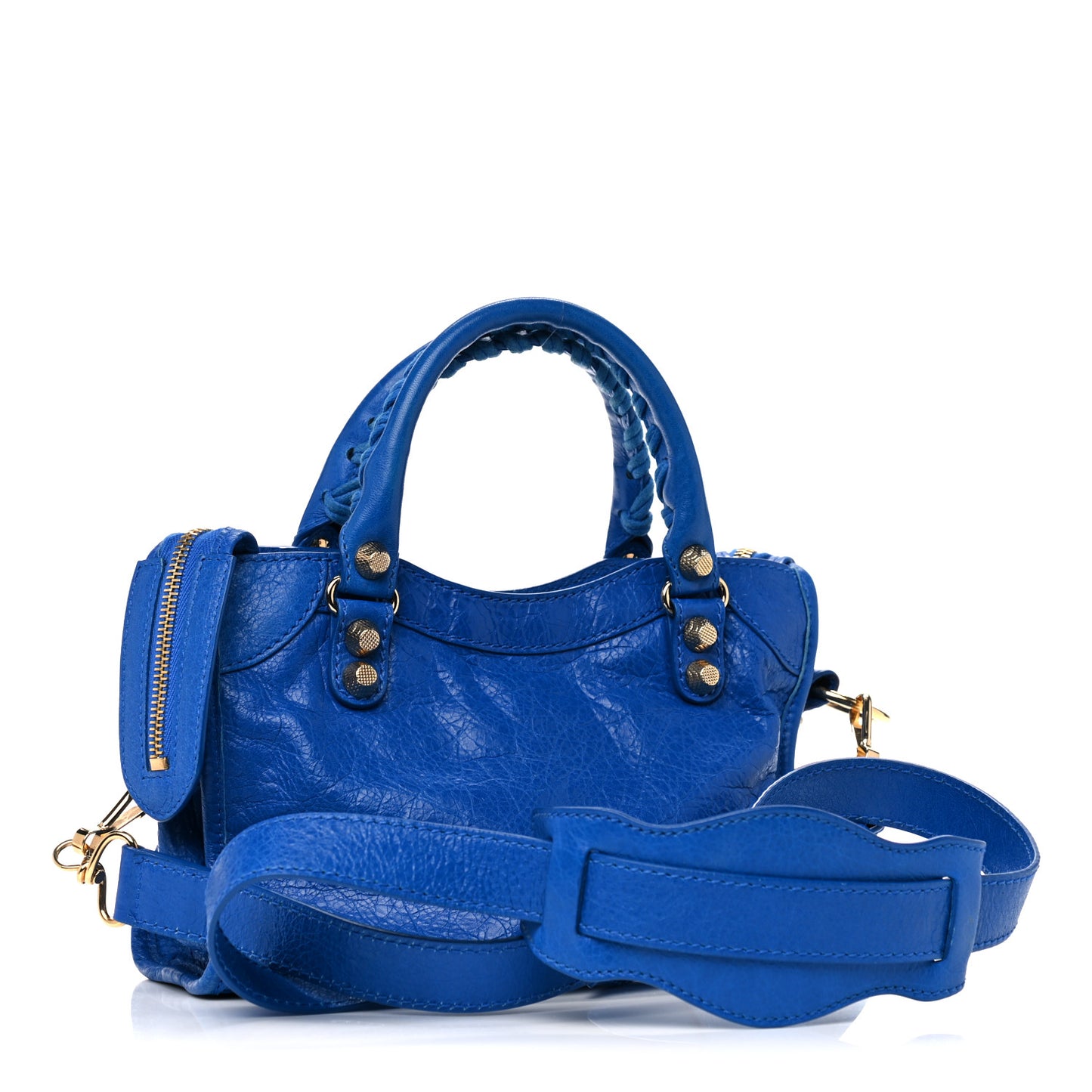 Agneau Giant 12 Gold Hardware Mini City Bleu Lazuli