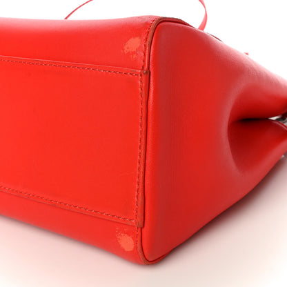 Fendi Nappa Mini Peekaboo Iconic Satchel Papavero 8 of 13