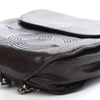 Chanel Lambskin CC Backpack Brown 8 of 8