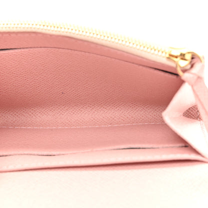 Louis Vuitton Damier Azur Rosalie Coin Purse Rose Ballerine 5 of 11