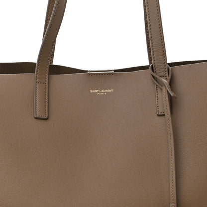 Saint Laurent Calfskin Large Shopping Tote Dark Beige 8 of 10