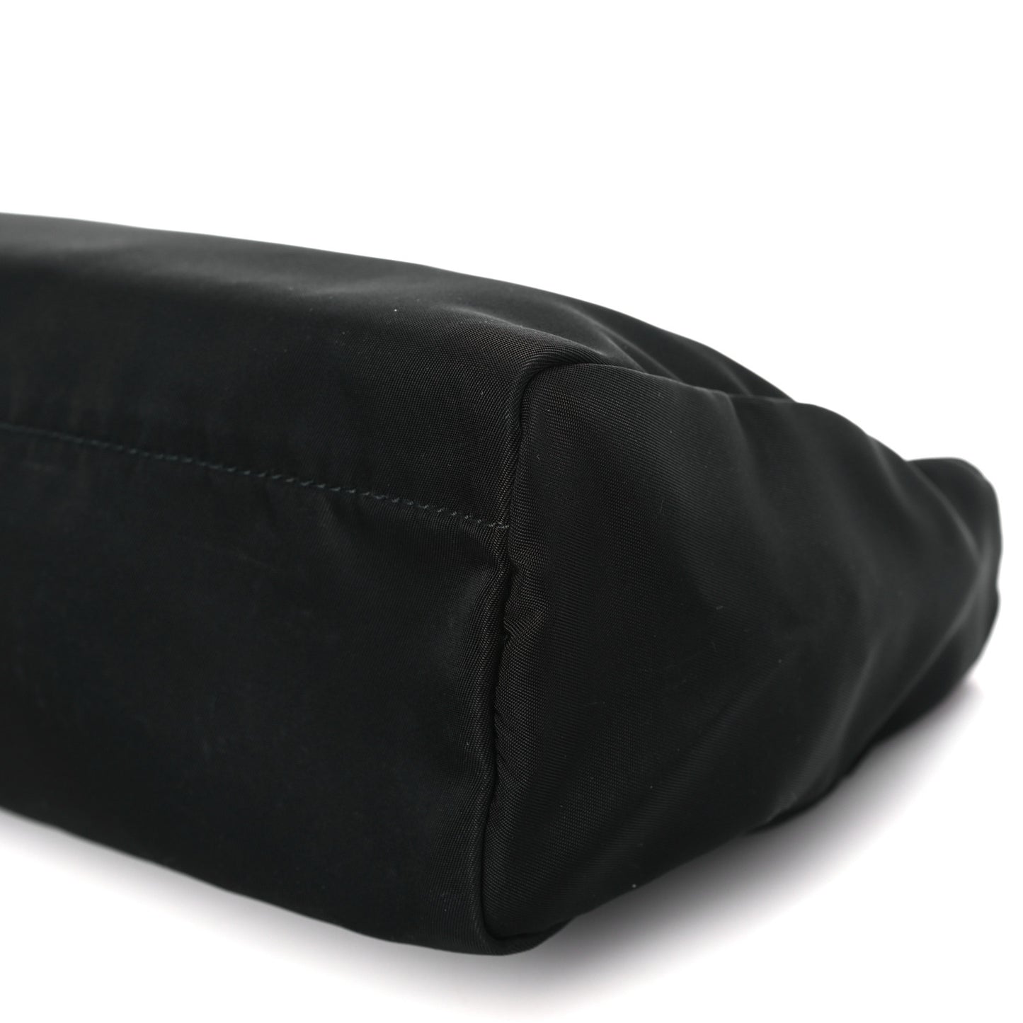 Nylon Tessuto Cosmetic Pouch Black