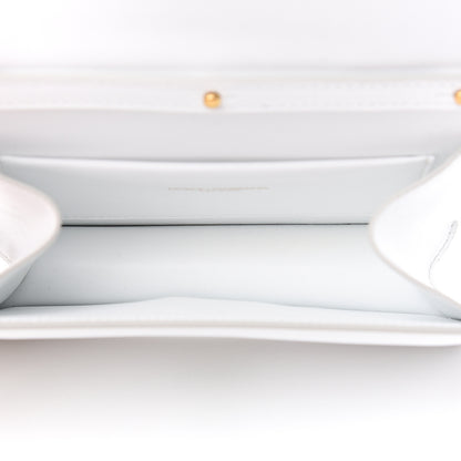 Dolce & Gabbana Smooth Calfskin Small Devotion Envelope Top Handle Bag White 4 of 9