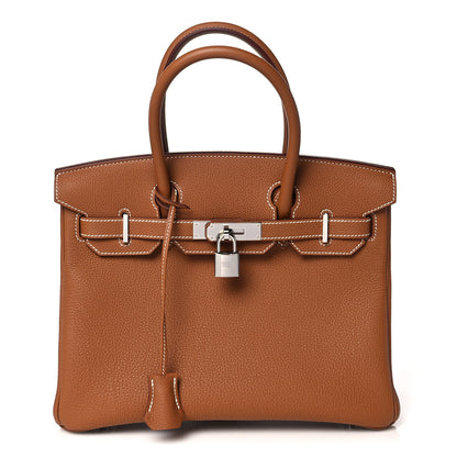 Hermes Togo Birkin 30 Gold 1 of 35