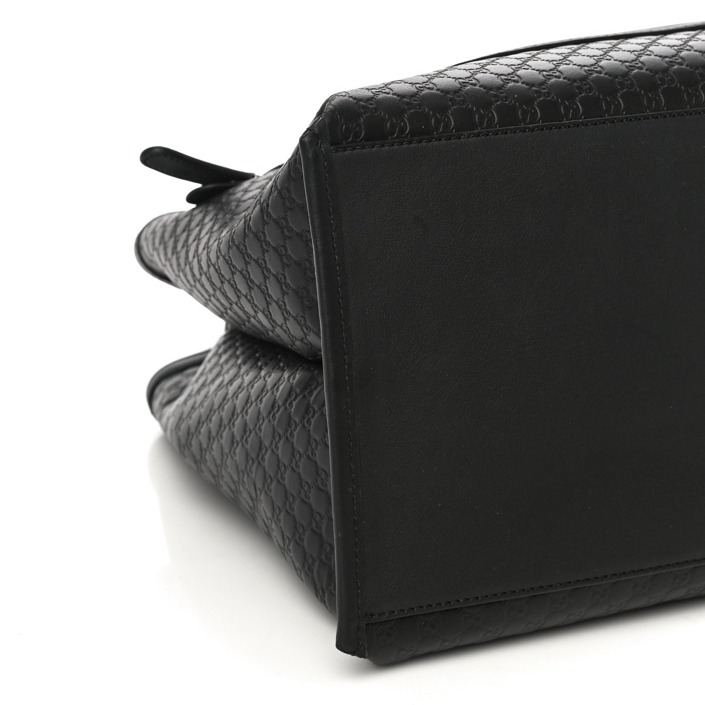 Soft Microguccissima Large Tote Black