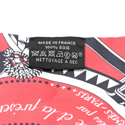 Hermes Silk Couvertures et Tenues de Jour Bandana Maxi Twilly Slim Rose Vif Rouge Vermillon 4 of 5
