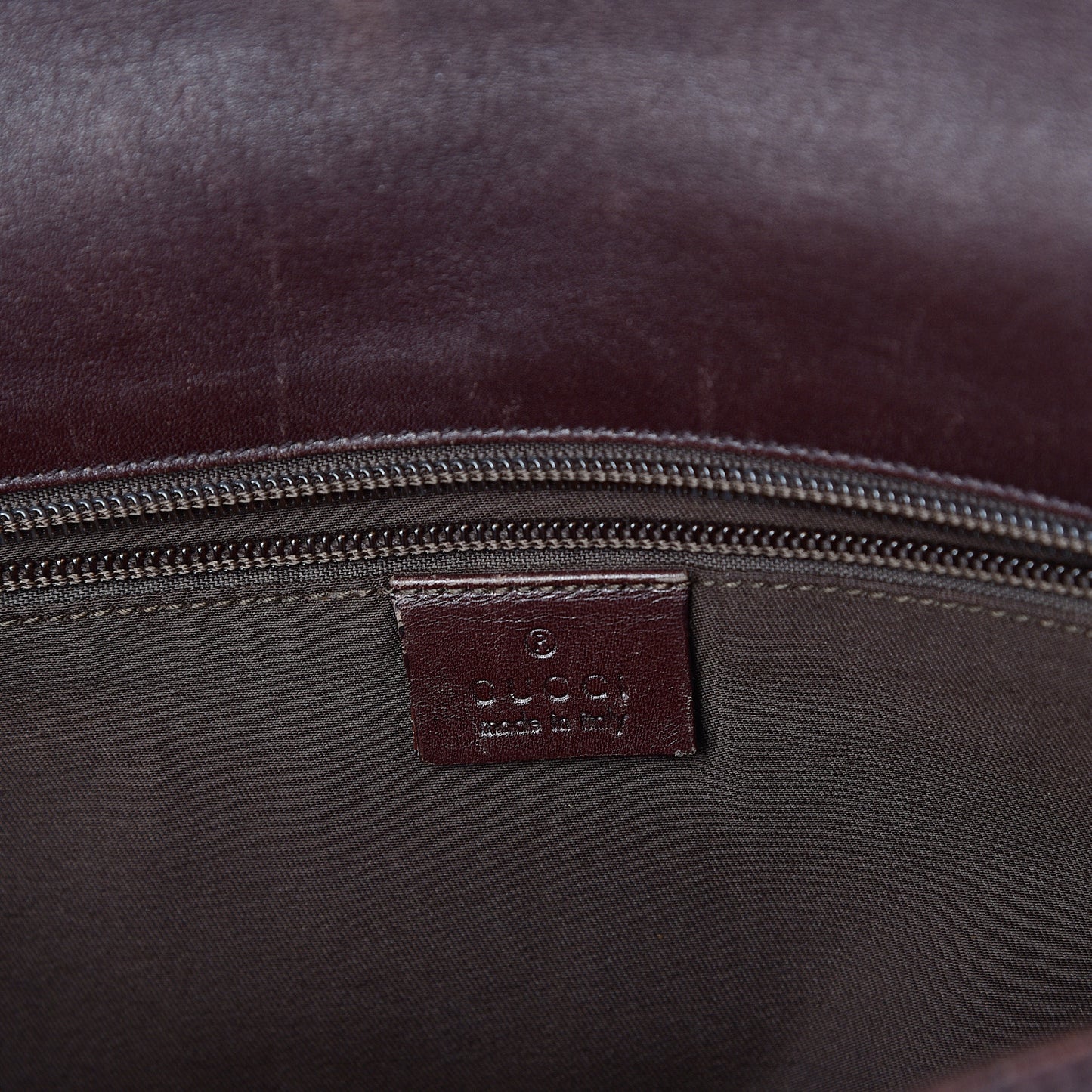 Guccissima Flap Messenger Bag Dark Brown