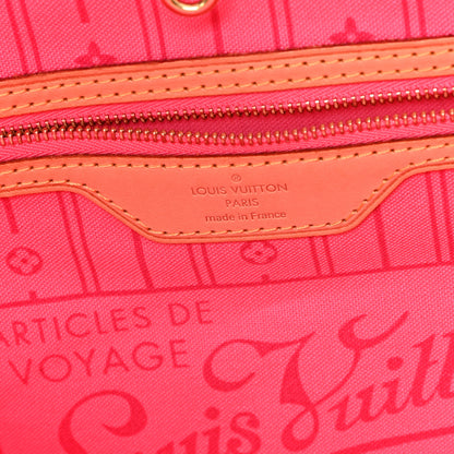 Louis Vuitton Monogram Roses Neverfull MM 6 of 11