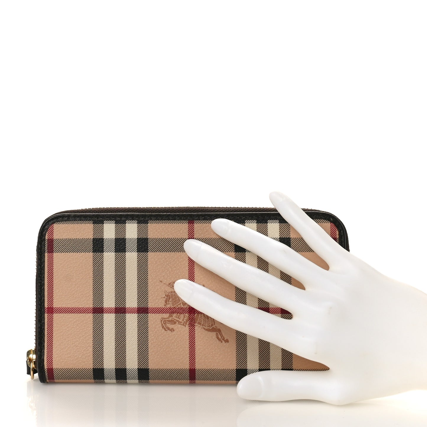 Haymarket Check Zip Around Wallet