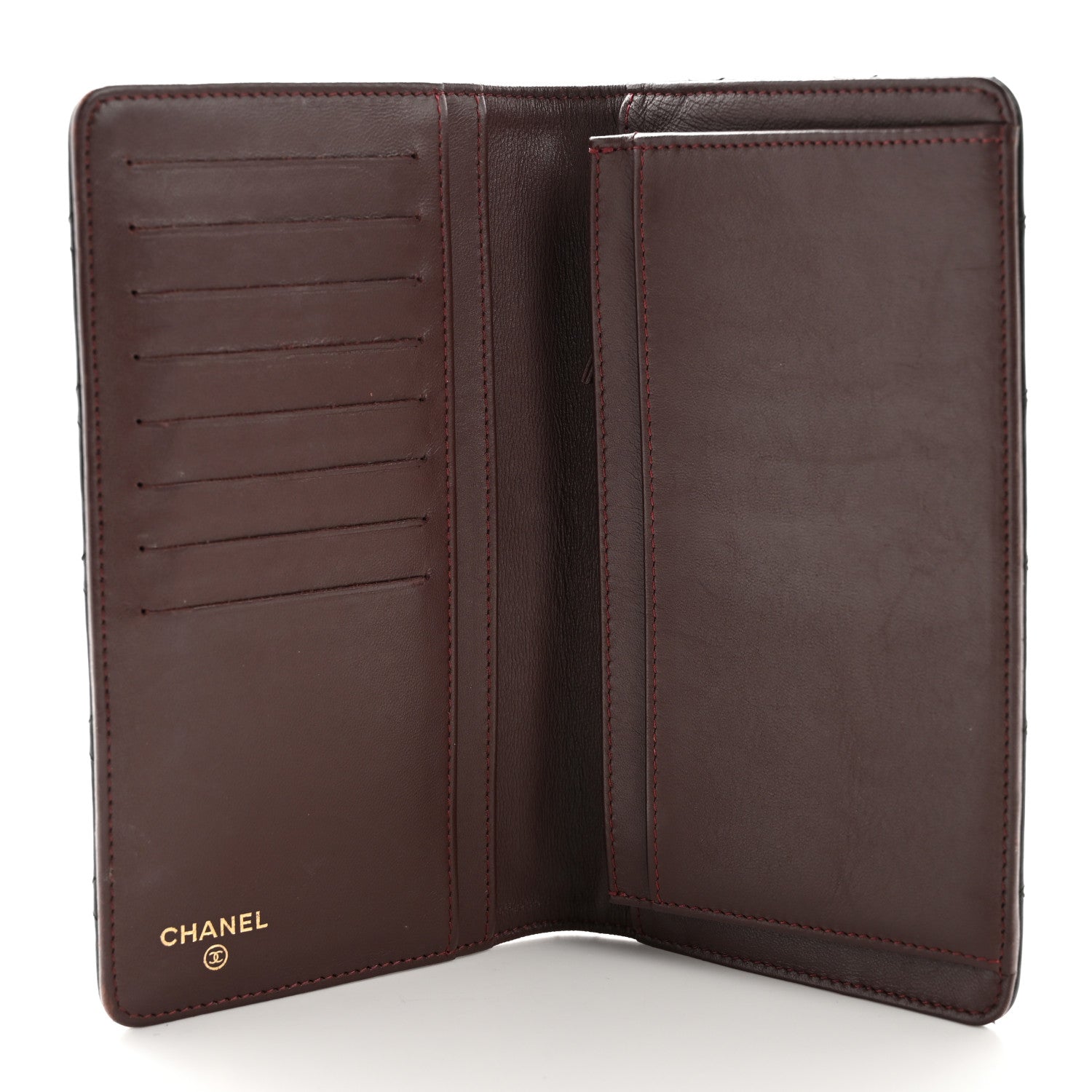 Chanel Lambskin Quilted Trendy CC Yen Wallet Black 5 of 13
