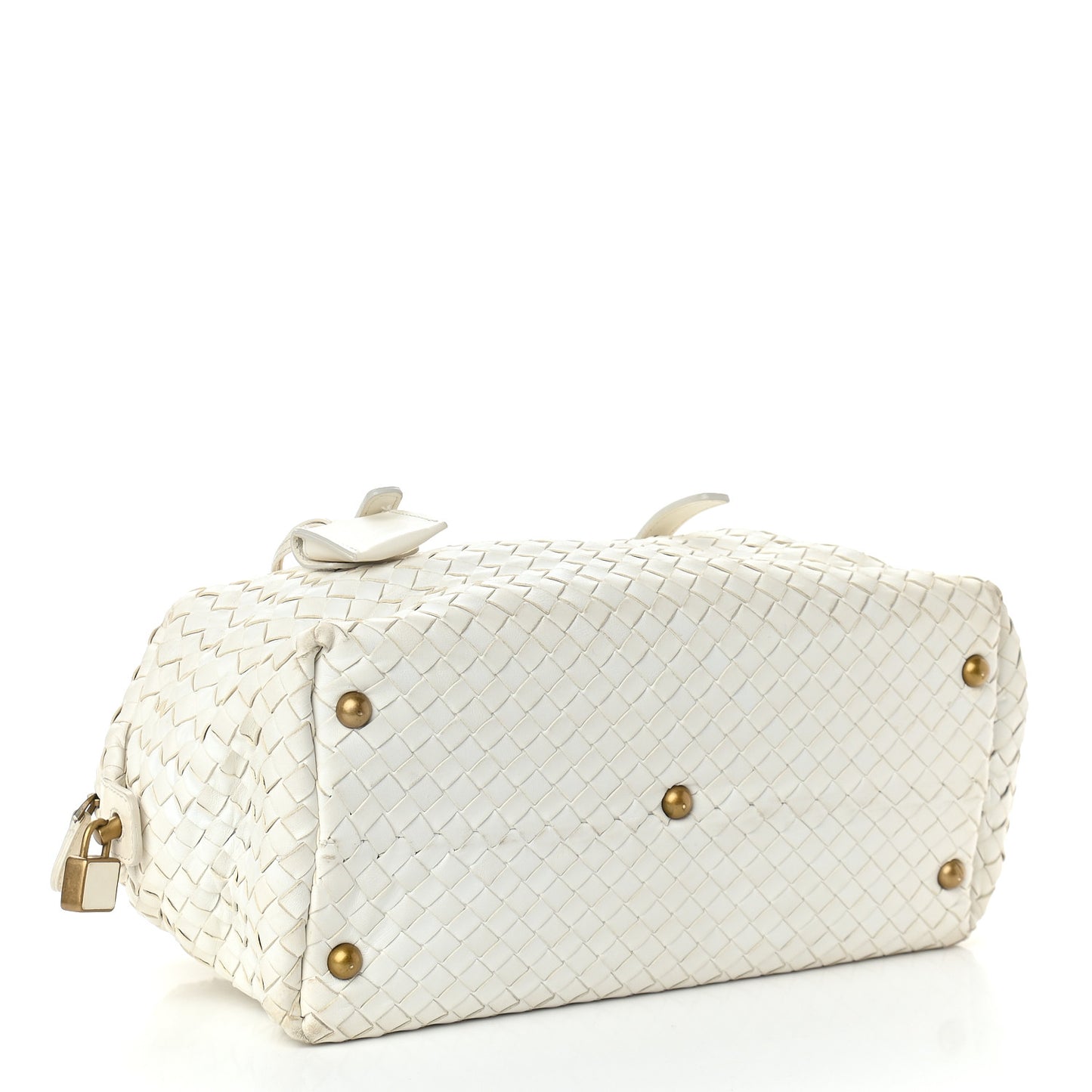Nappa Intrecciato Montaigne Bag White