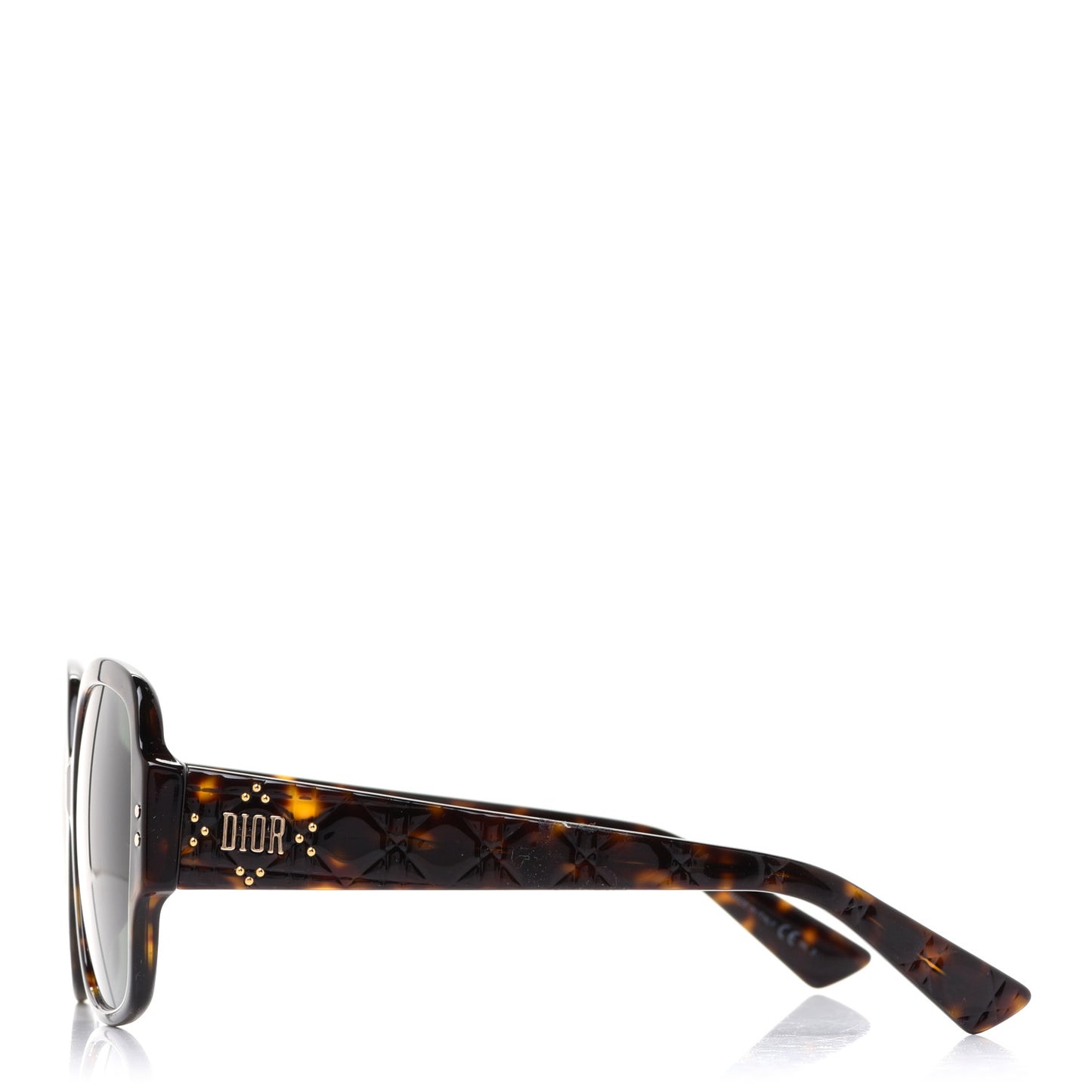 Lady Dior Studs 5F Sunglasses Tortoise