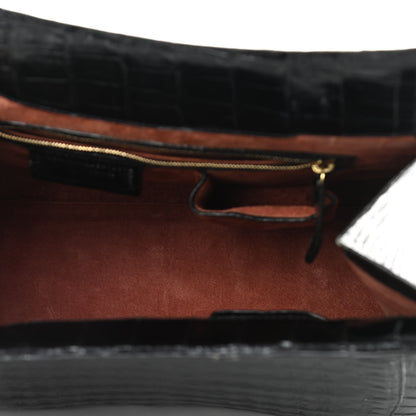 Nancy Gonzalez Crocodile Top Handle Bag Black 4 of 10
