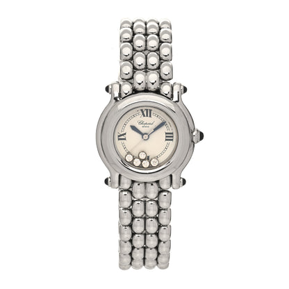 Chopard Stainless Steel 5 Diamond 26mm Happy Sport Quartz Watch 1 of 5