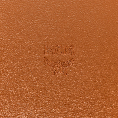 MCM Visetos Large Patricia Wallet On Chain Cognac 6 of 7