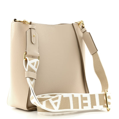 Stella McCartney Grainy Alter Mat Studded Logo Mini Crossbody Cream 3 of 11