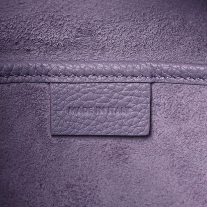 Celine Drummed Calfskin Nano Luggage Lilac 7 of 12