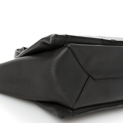 Celine Baby Grained Calfskin Medium Tri-Fold Bag Black 9 of 12