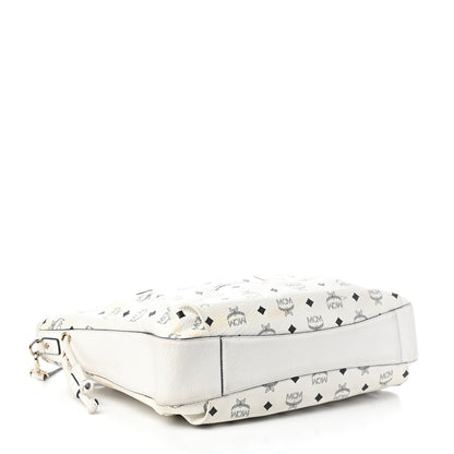 MCM Visetos Drawstring Bag White 4 of 10