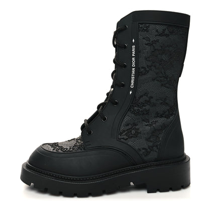 Christian Dior Rubber Diorcamp Boots 37.5 Black 1 of 9