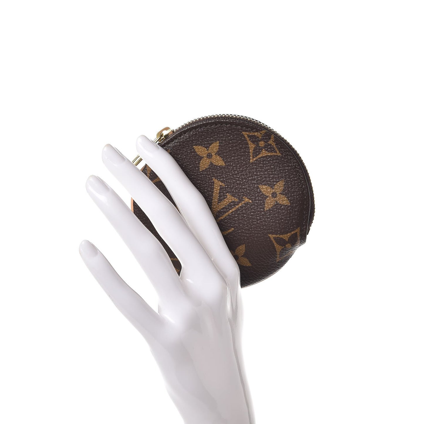 Monogram Round Coin Purse