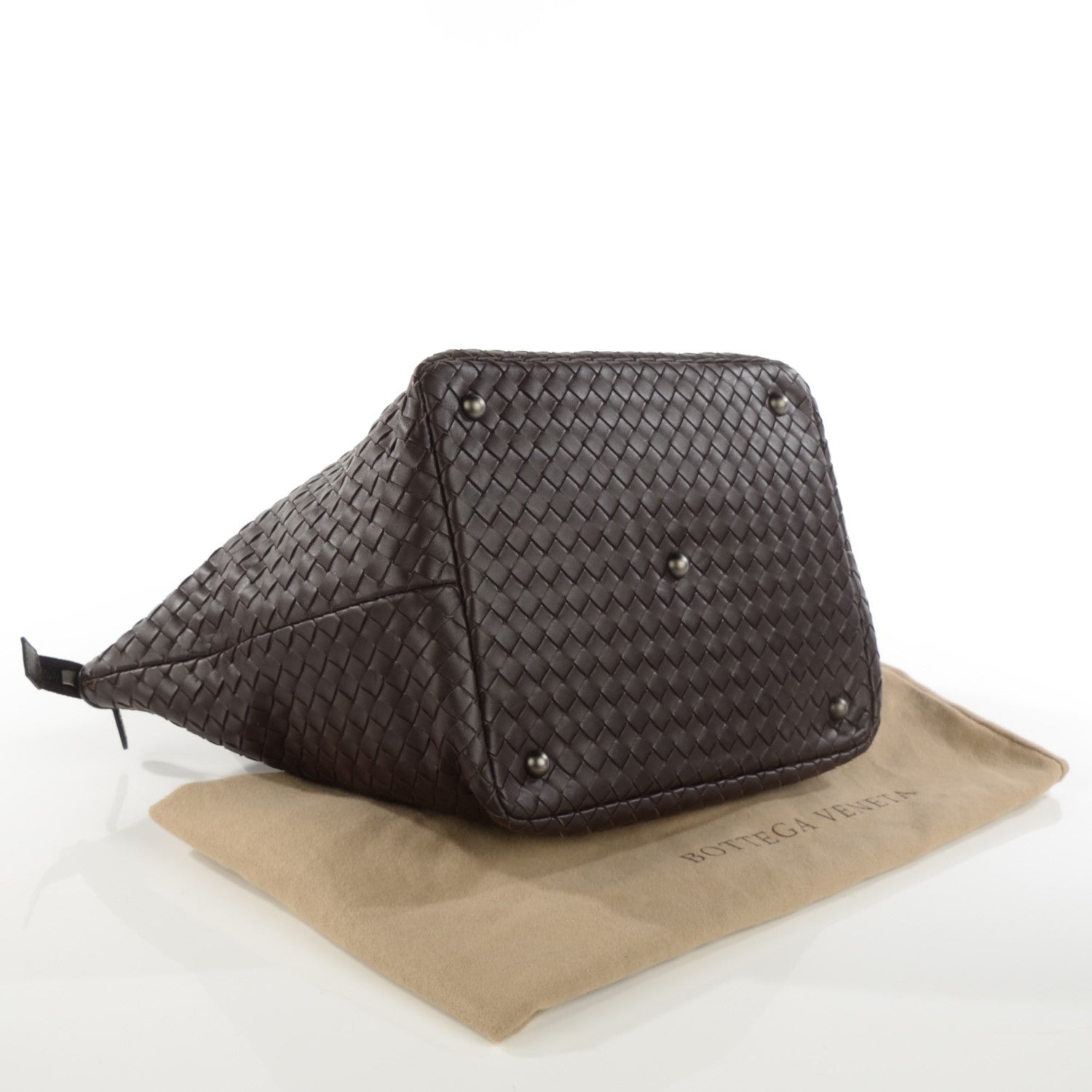 Bottega Veneta Nappa Intrecciato Tote Ebano 4 of 8