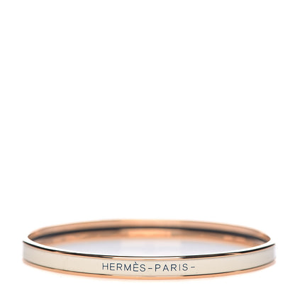 Hermes Enamel Printed Extra Narrow Printed Bracelet 65 1 of 5