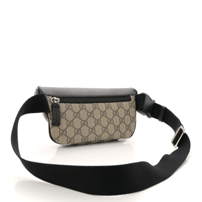 Gucci GG Supreme Monogram Belt Bag Black 3 of 11