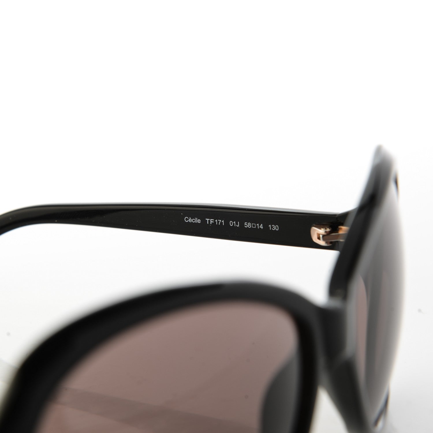 Tom Ford Cecile Sunglasses TF171 Black 6 of 9
