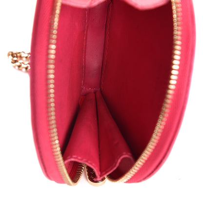 Louis Vuitton Vernis Roses Chapeau Coin Purse Rose Pop 5 of 7