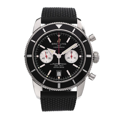 Breitling Stainless Steel Rubber 46mm Superocean Heritage Limited Edition Automatic Watch Black A23320 1 of 6