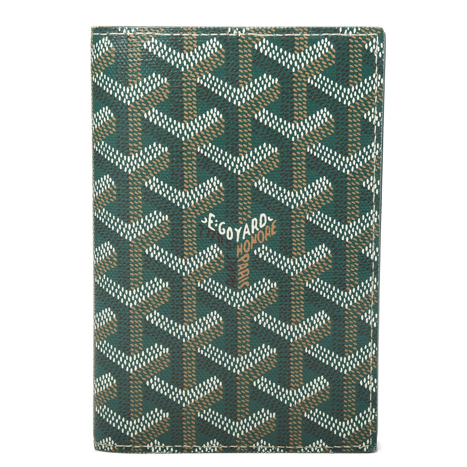 Goyard Goyardine Passport Wallet Green 1 of 7