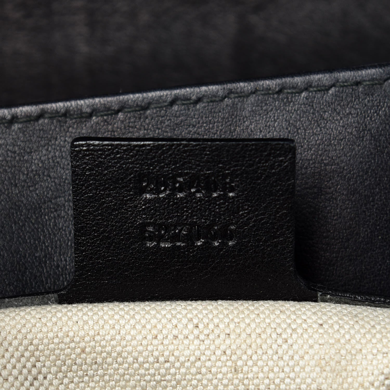 Gucci Guccissima Large Emily Chain Shoulder Bag Black 7 of 13