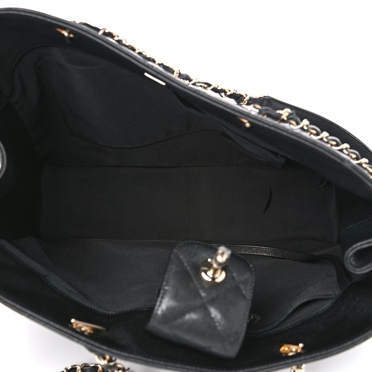 Chanel Caviar Quilted Large Shopping Tote Black 5 of 10