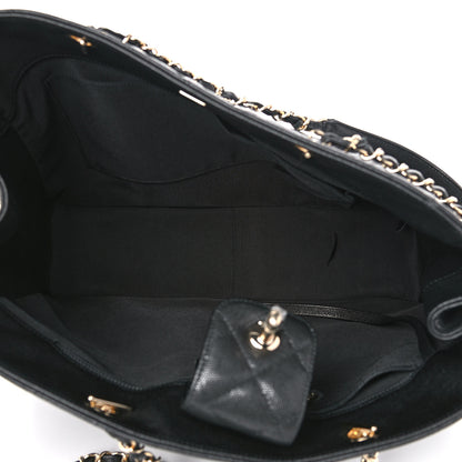 Chanel Caviar Quilted Large Shopping Tote Black 5 of 10