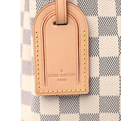 Louis Vuitton Damier Azur Graceful MM Rose Ballerine 10 of 12