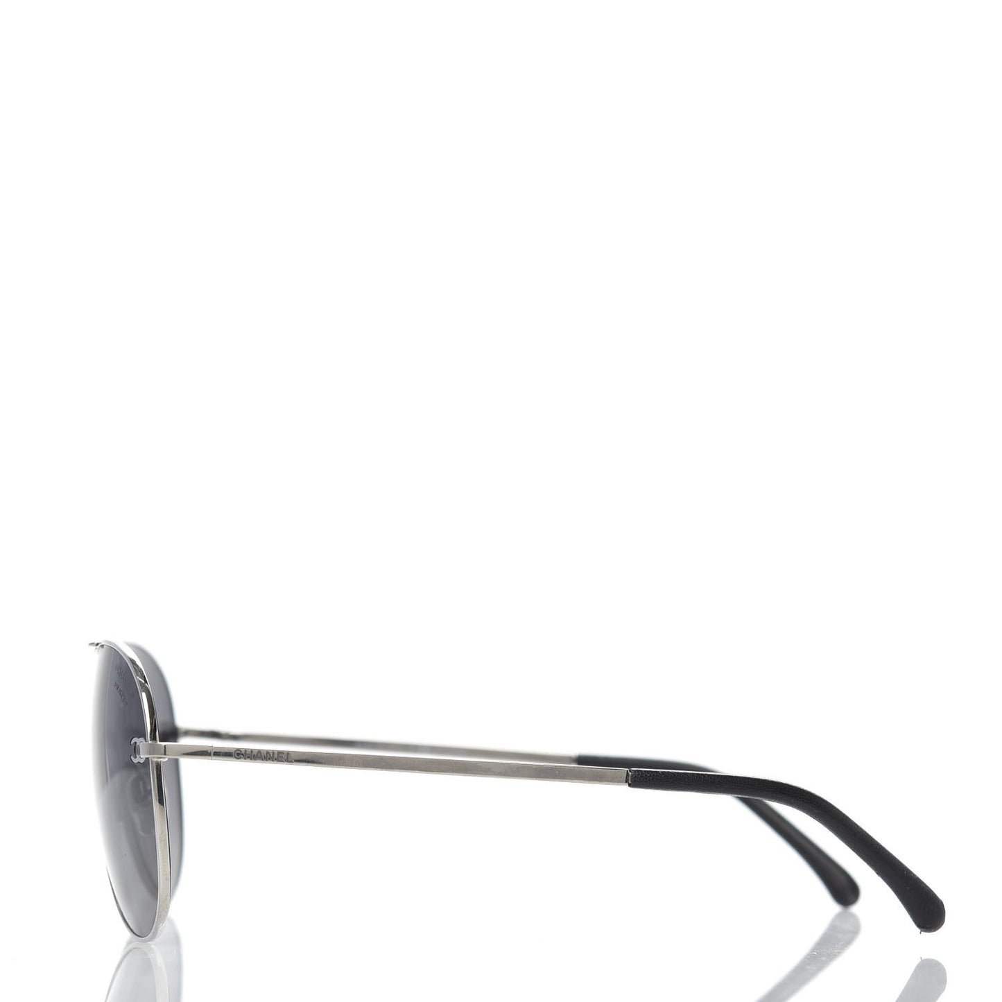 Polarized CC Aviator Sunglasses 4186-T-Q Silver
